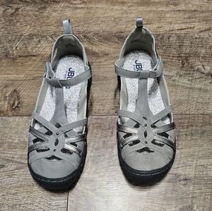 Jbu memory foam Cushioned sandals women's size 7